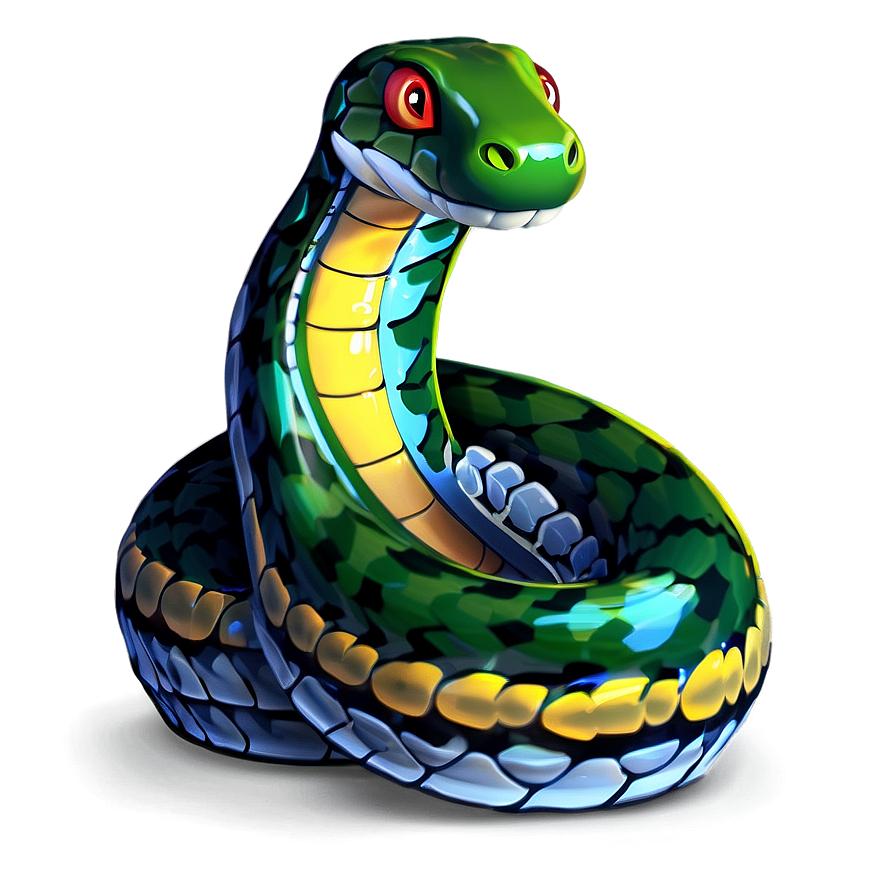 Animated Snake Character Png 56