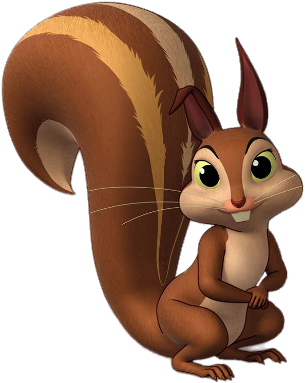 Animated Squirrel Character