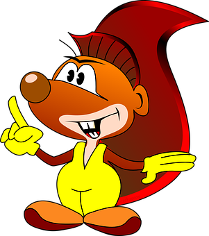 Animated Squirrel Character