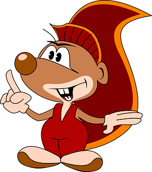 Animated Squirrel Character