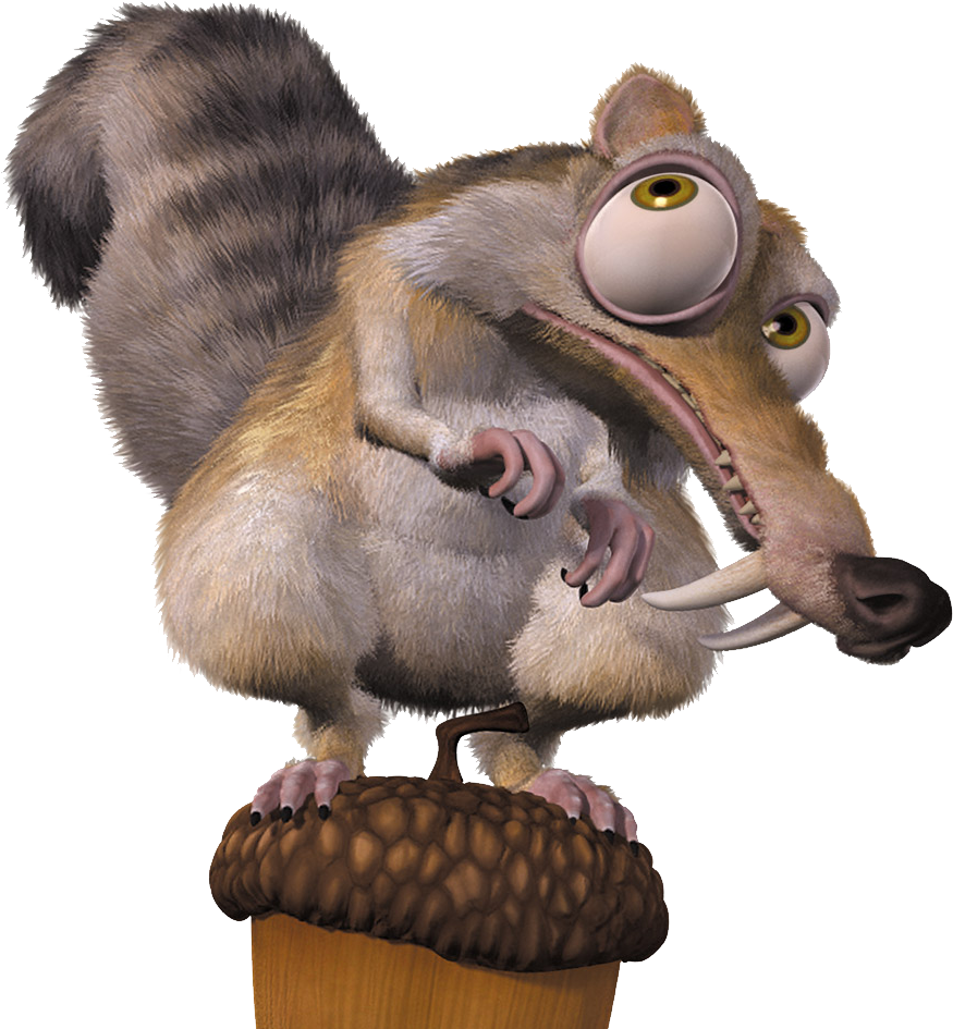 Animated Squirrelwith Acorn