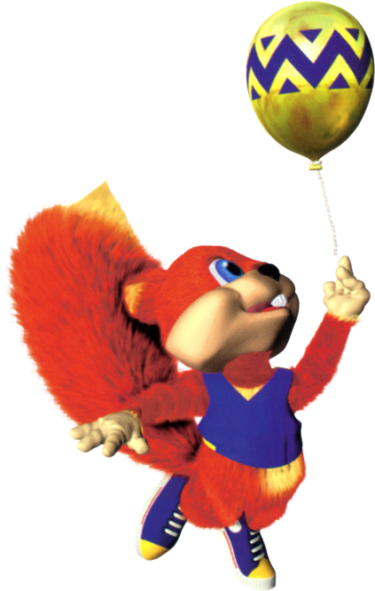 Animated Squirrelwith Balloon