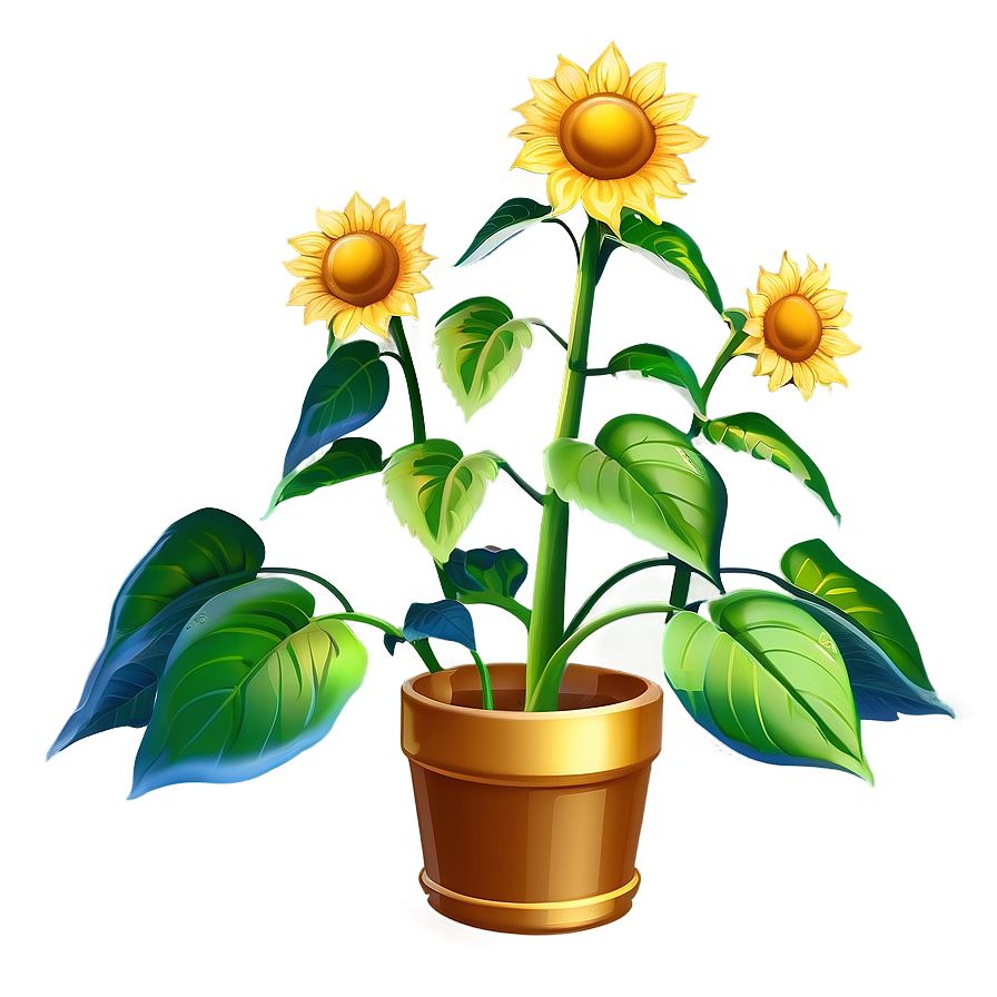 Animated Sunflower Transparent Png Oej35