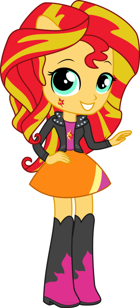 Animated Sunset Shimmer Equestria Girls Character