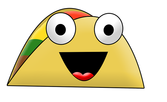 Animated Taco Character Smiling