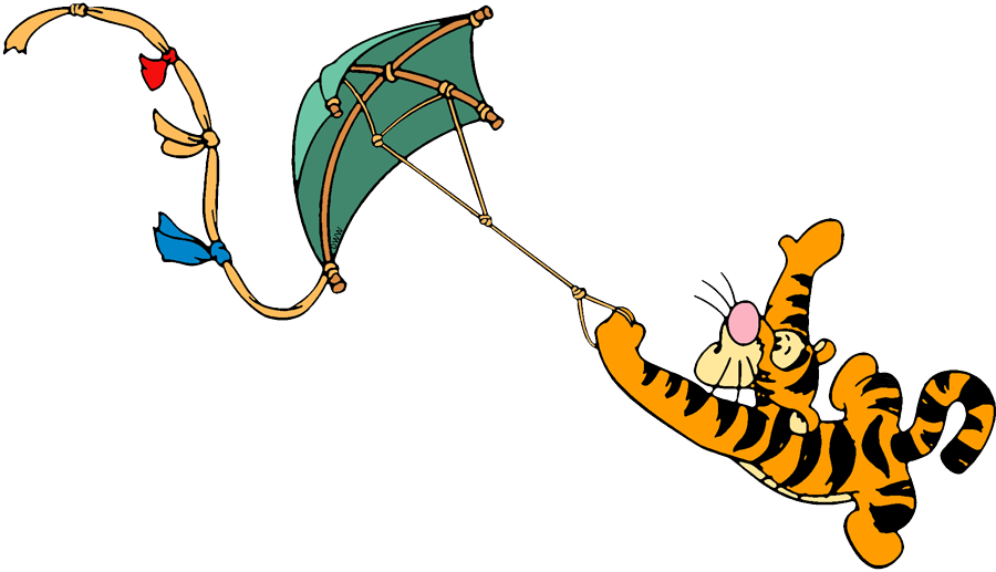 Animated Tiger Flying Kite