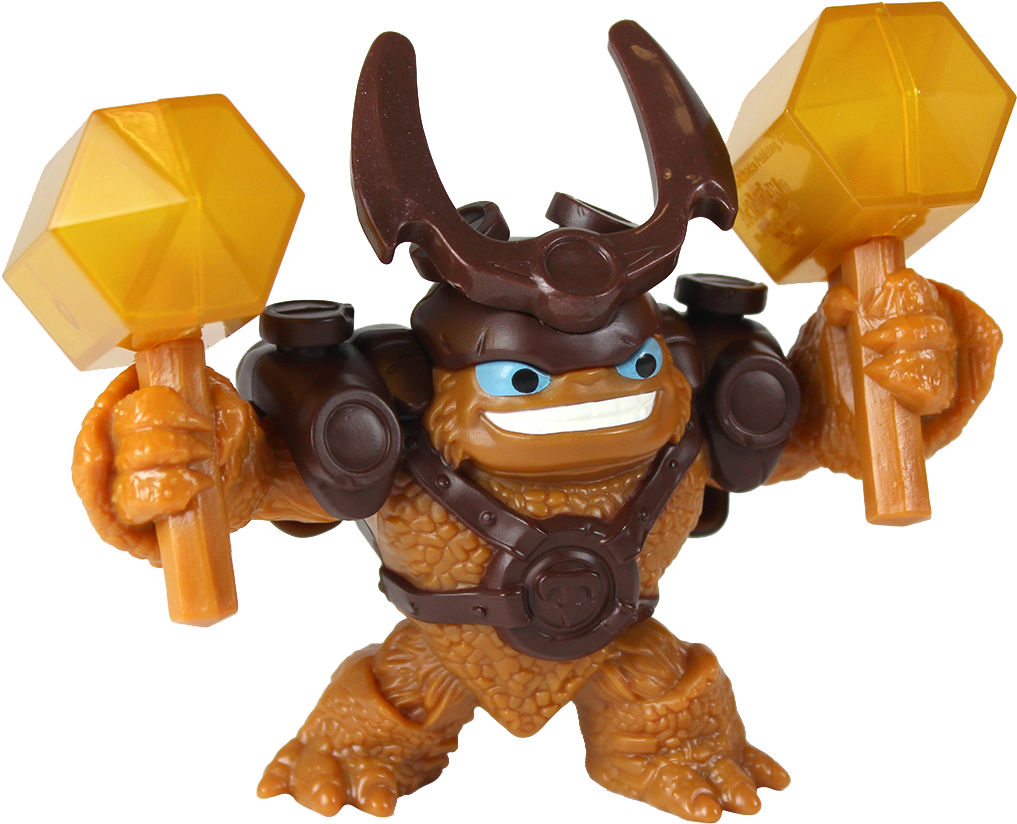 Animated Viking Figure With Hammers