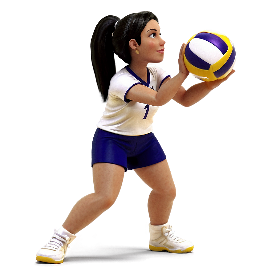 Animated Volleyball Action Png 25