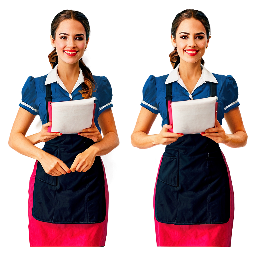 Animated Waitress Character Png Bxy83