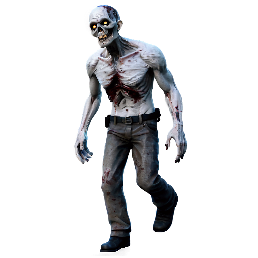 Animated Walking Zombie Png Qtr3