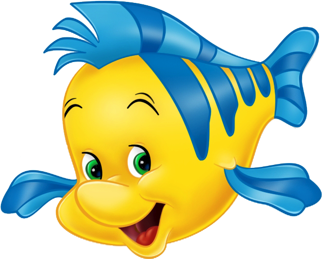 Animated Yellow Fish Character