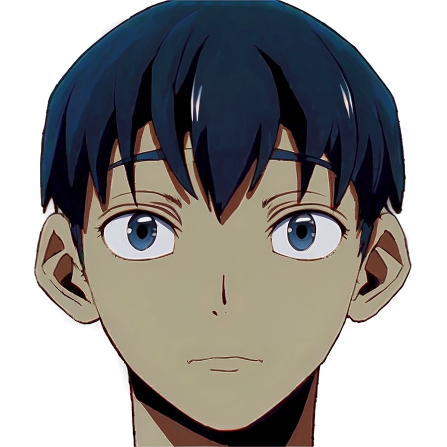 Anime Boy Face Png 35