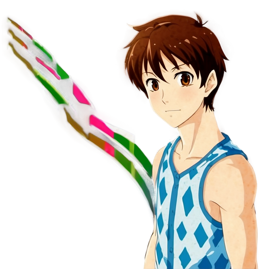 Anime Boy With Brown Hair Png 40