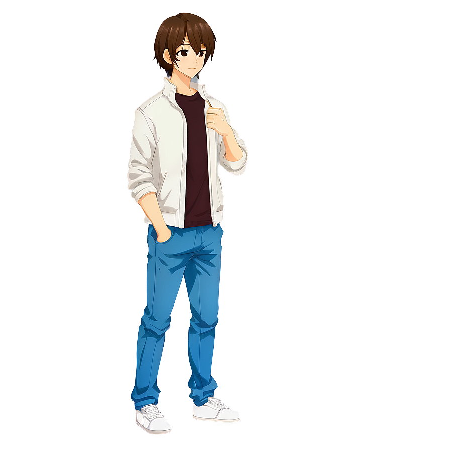 Anime Boy With Brown Hair Png 59