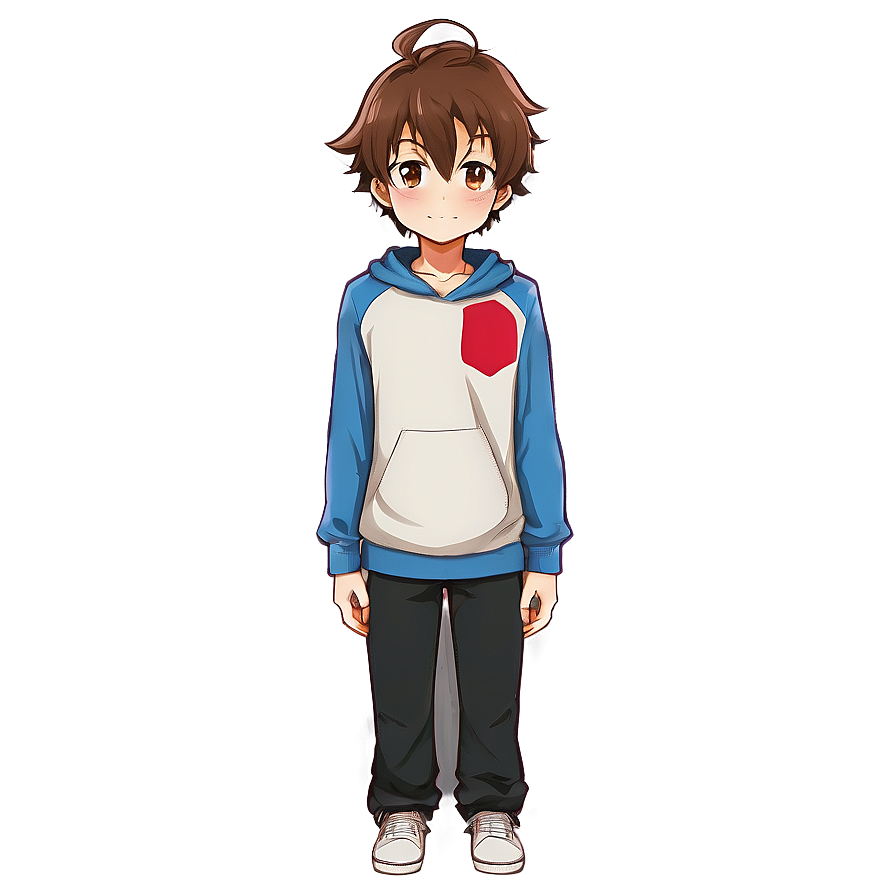 Anime Boy With Brown Hair Png Vbg95