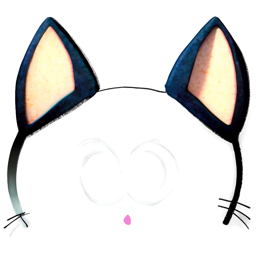Anime Cat Ears Accessory Png Cjv86