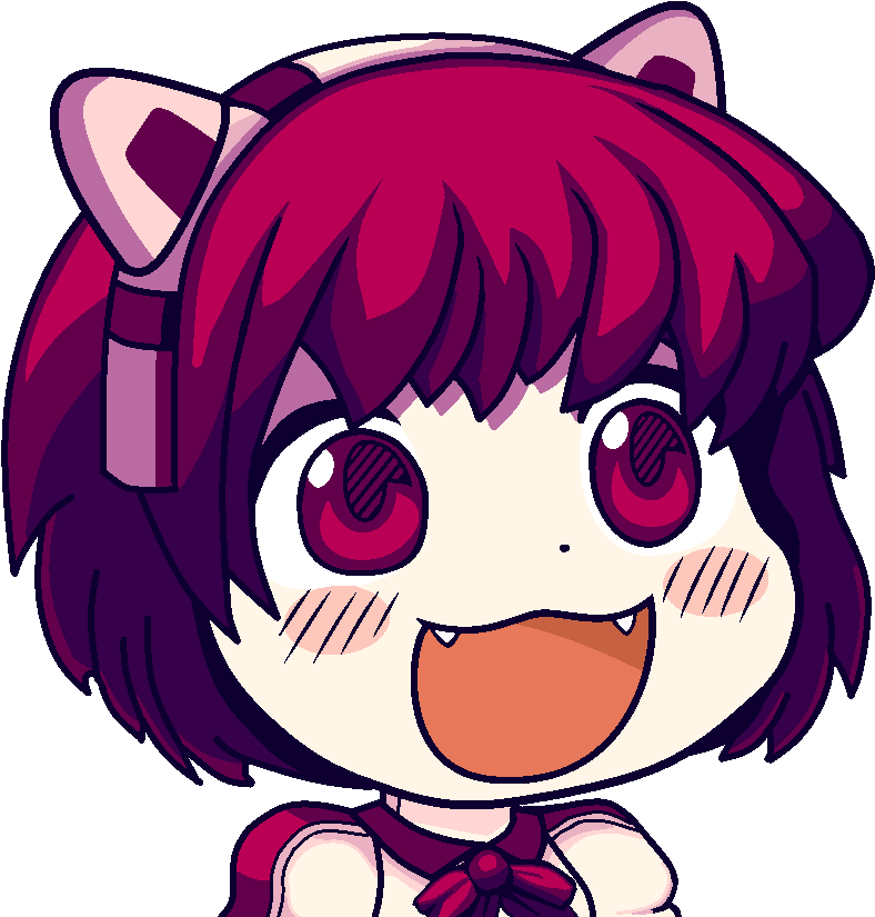 Anime Cat Girl Happy Expression