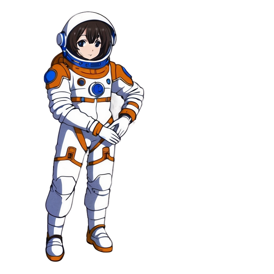 Anime Character In Space Suit Png 60