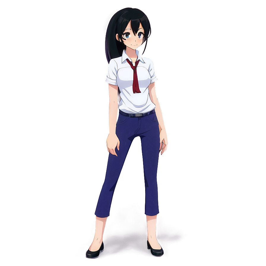 Anime Character Standing Pose Png Fix19