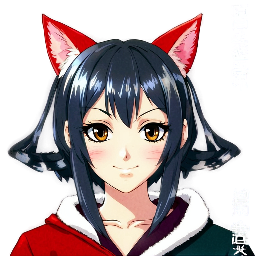 Anime Character With Cat Ears Png Epg50