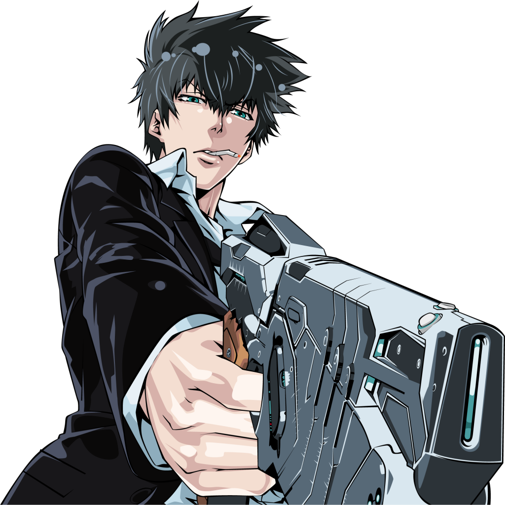 Anime Character With Futuristic Gun