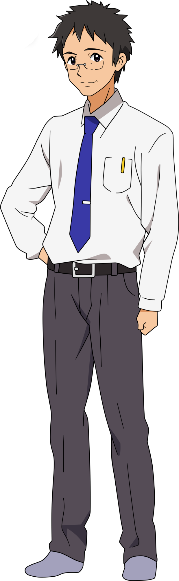 Anime Characterin School Uniform