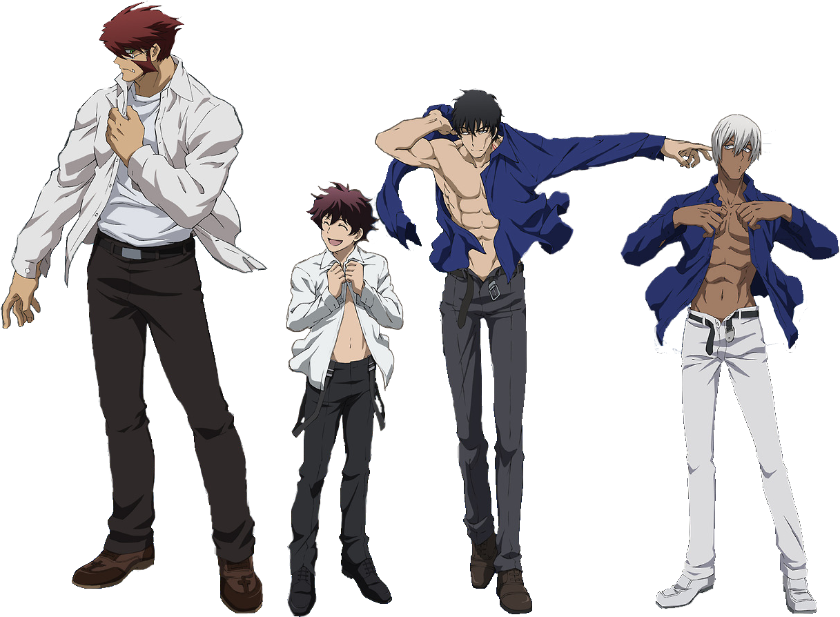 Anime Characters Showing Abs