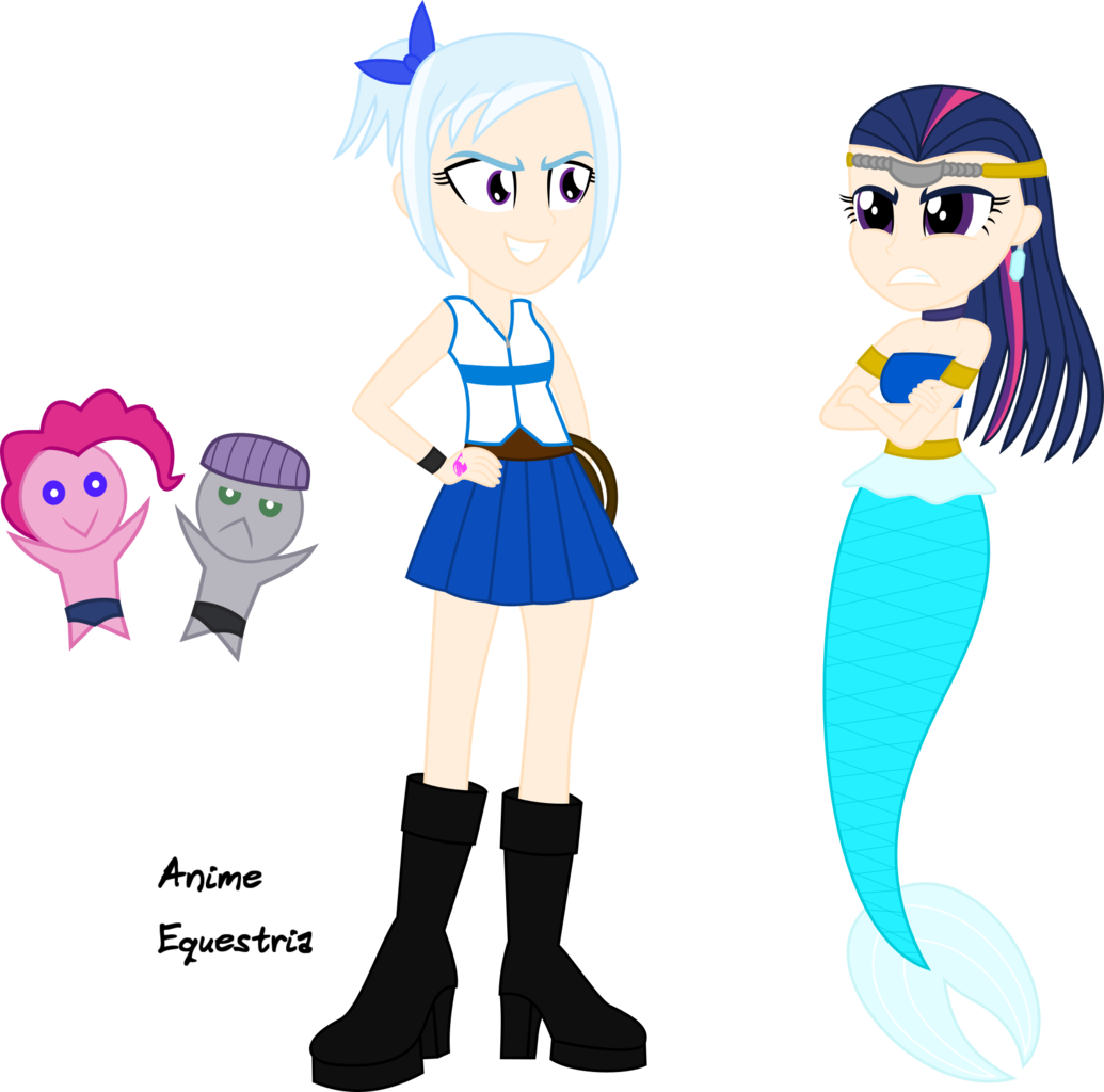 Anime Equestria Aquarius Characters