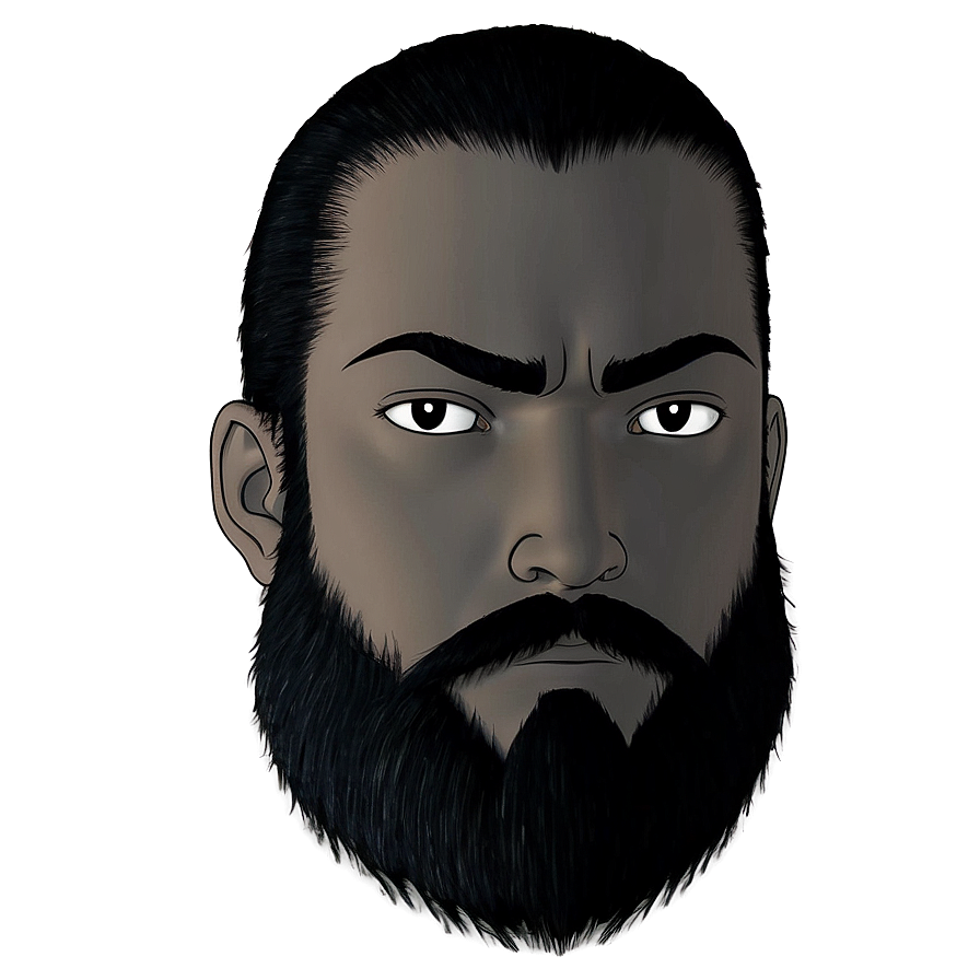 Anime Face With Beard Png Ino