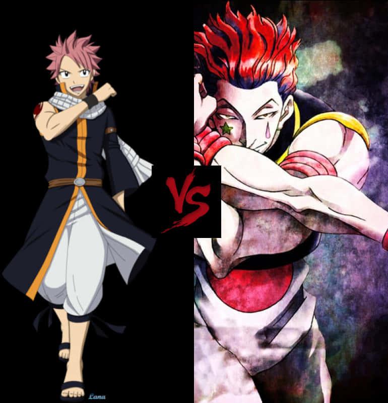 Anime Faceoff Natsuvs Hisoka