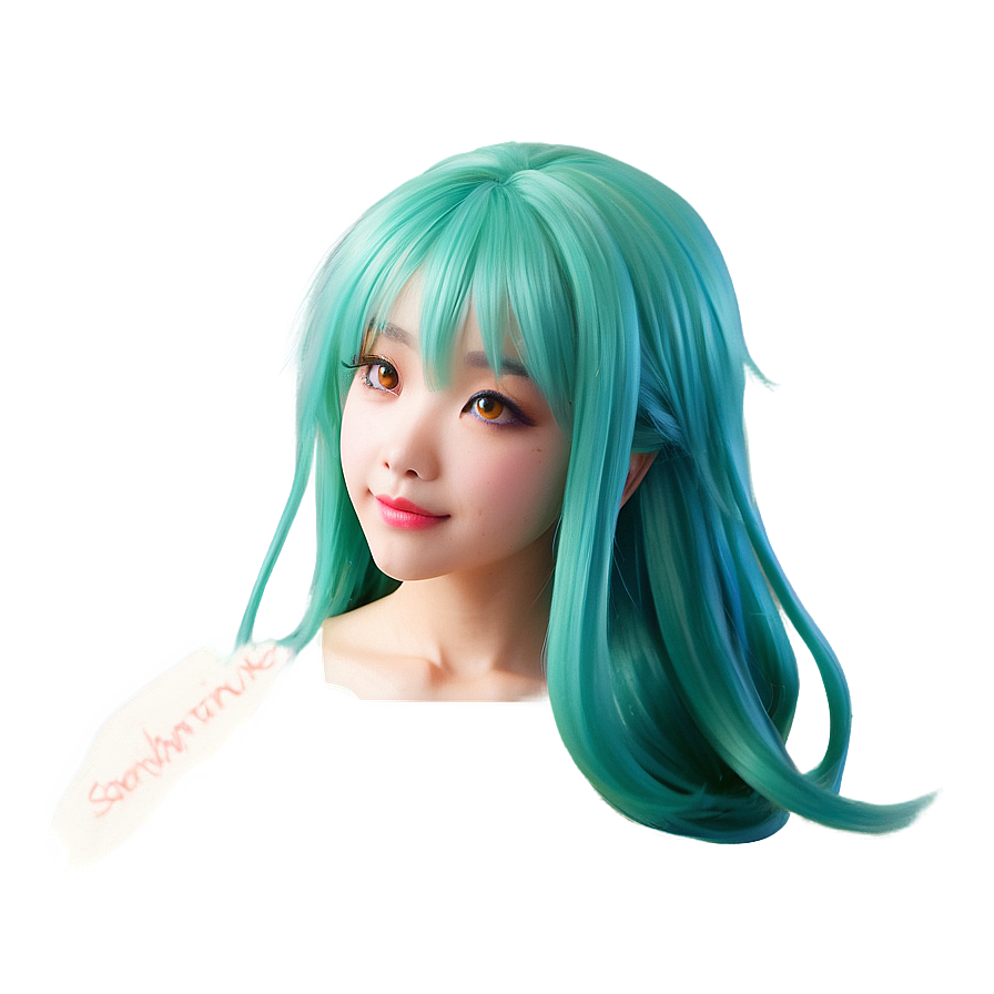 Anime Fan’s Choice: Green Haired Png Download 05232024