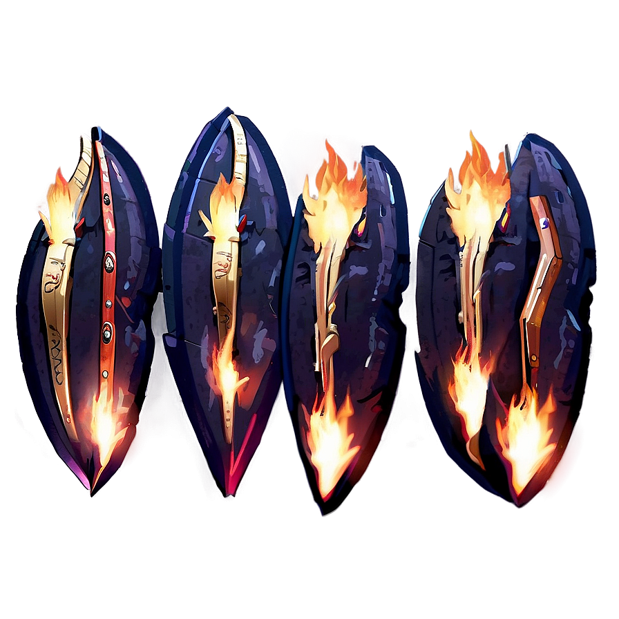 Anime Fire Embers Png 06252024