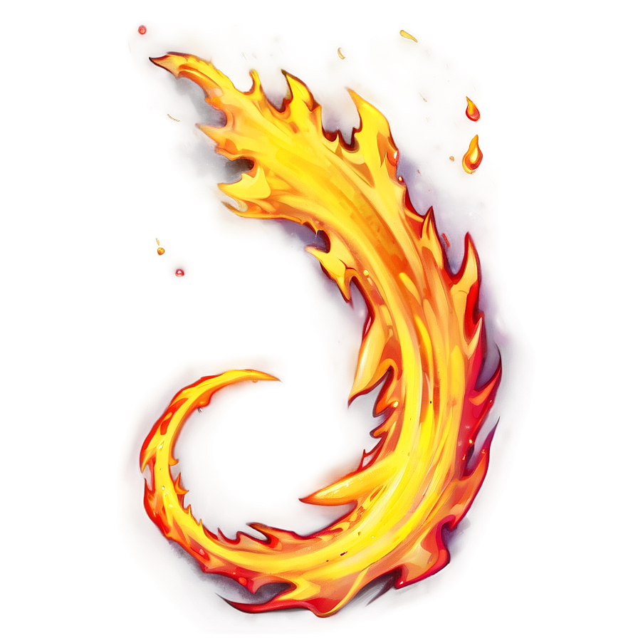 Anime Fire Swirl Png Eef14