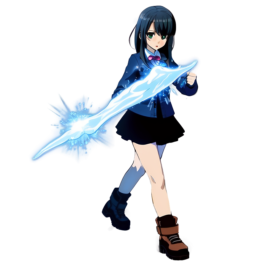 Anime Girl With Ice Powers Png Gqq52