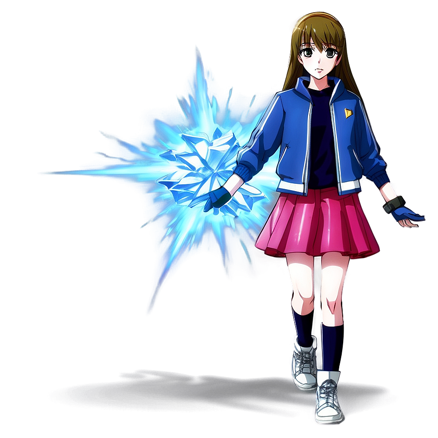 Anime Girl With Ice Powers Png Ubm