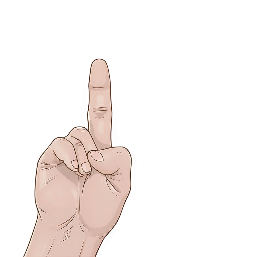 Anime Hand Gesture Png Pfy