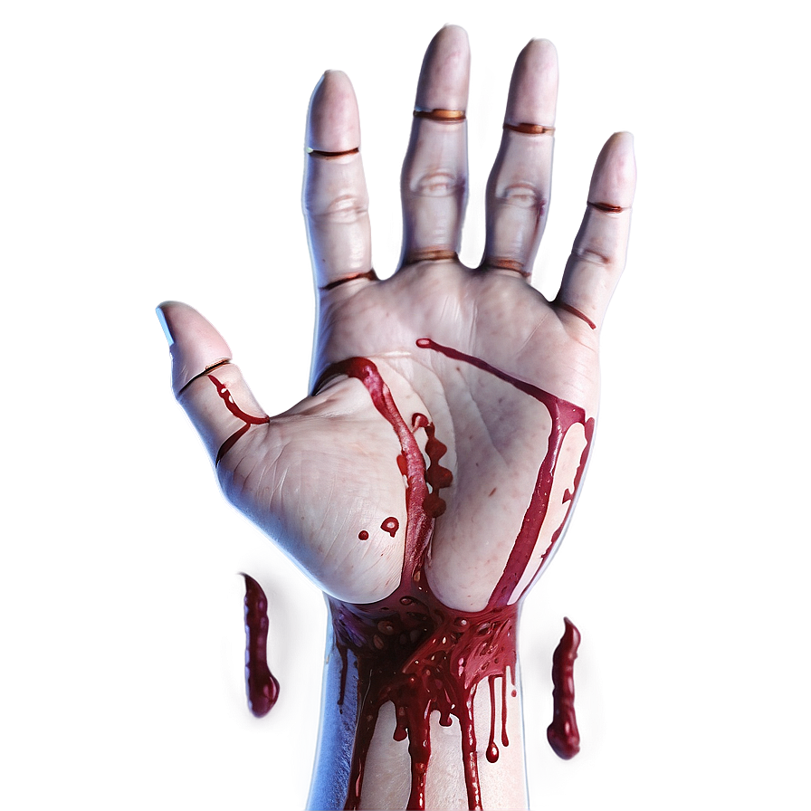 Anime Hand With Blood Png Koo