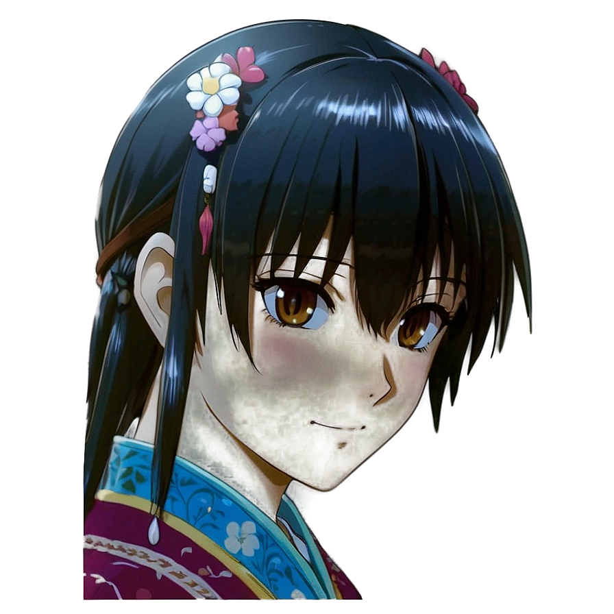 Anime Head In Traditional Clothing Png 06272024