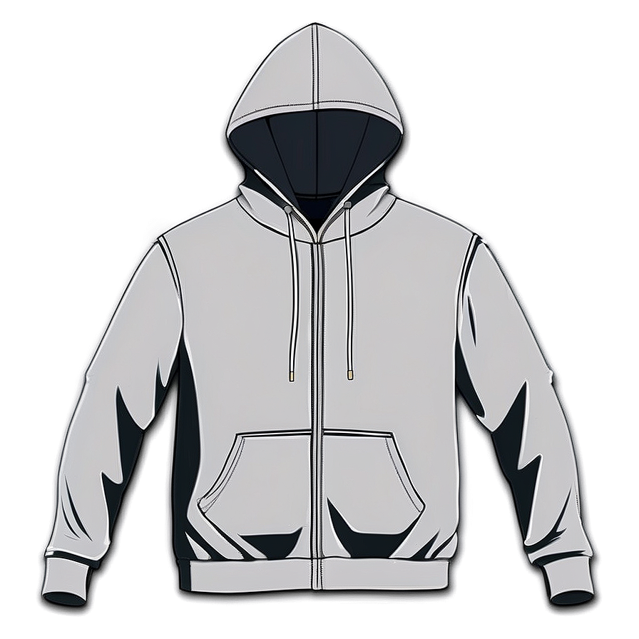 Anime Hoodie Template Png Sdd