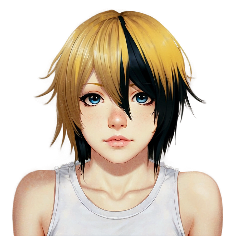 Anime Inspired Emo Hair Png Ksk39