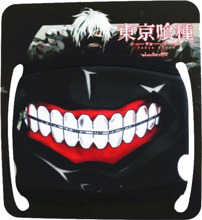 Anime Inspired Surgical Maskwith Teeth Design