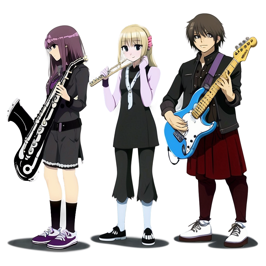 Anime Music Band Png Xpm41