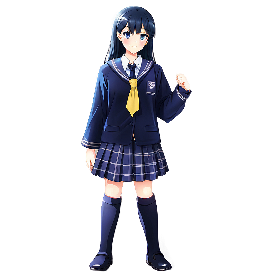 Anime School Uniform Png Cth