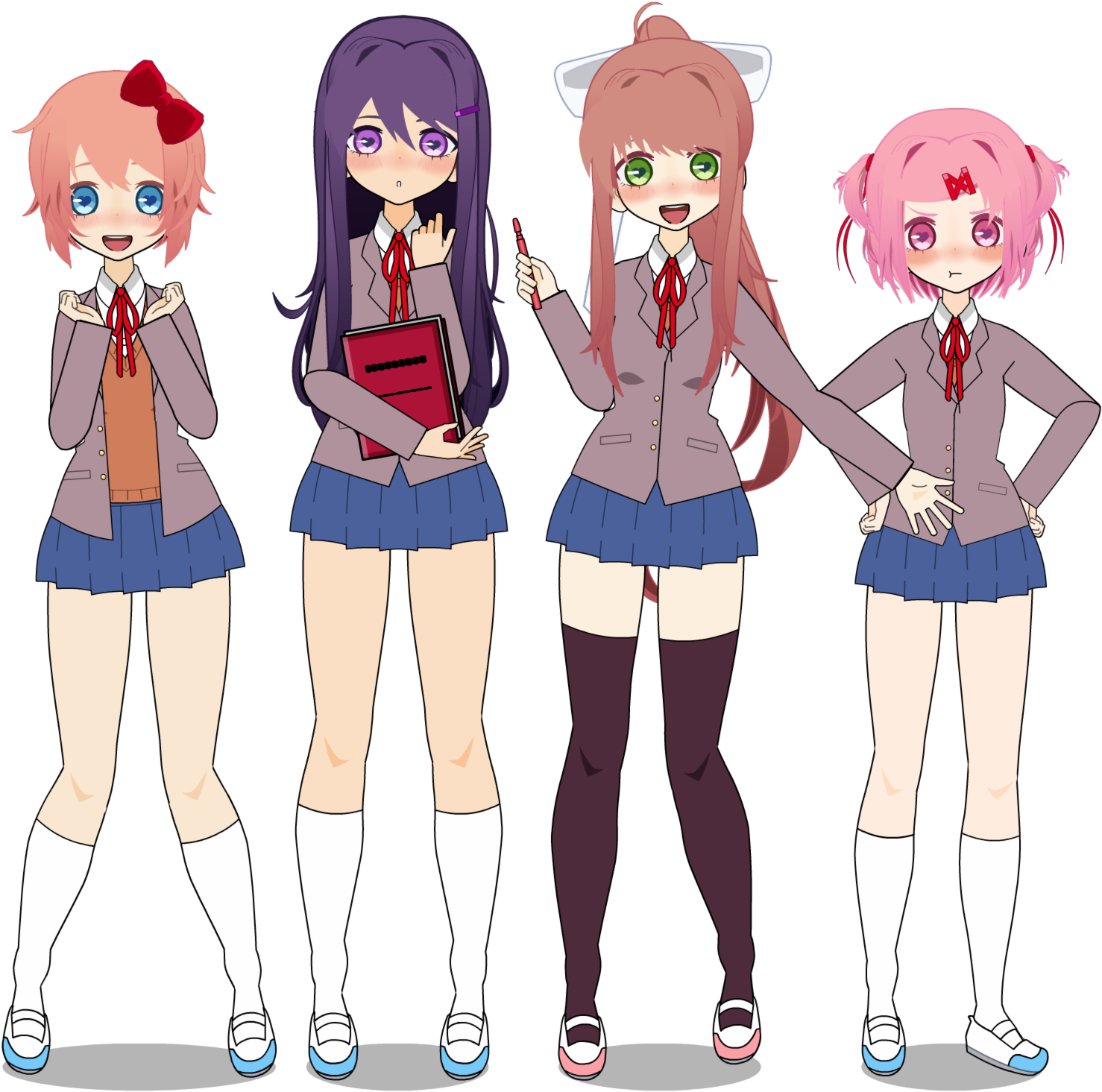 Anime Schoolgirls Variety