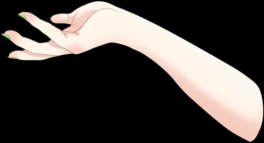 Anime Style Hand Illustration