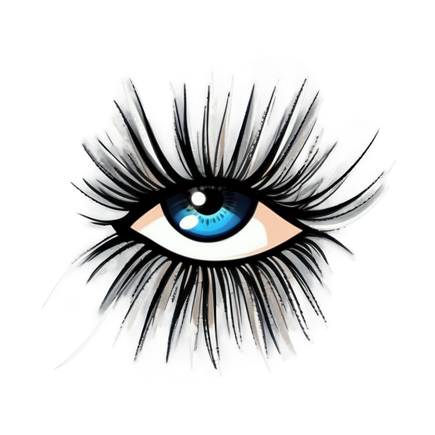 Anime Style Lashes Png 05252024
