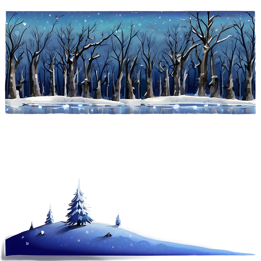 Anime Winter Scenes Png Qxg22