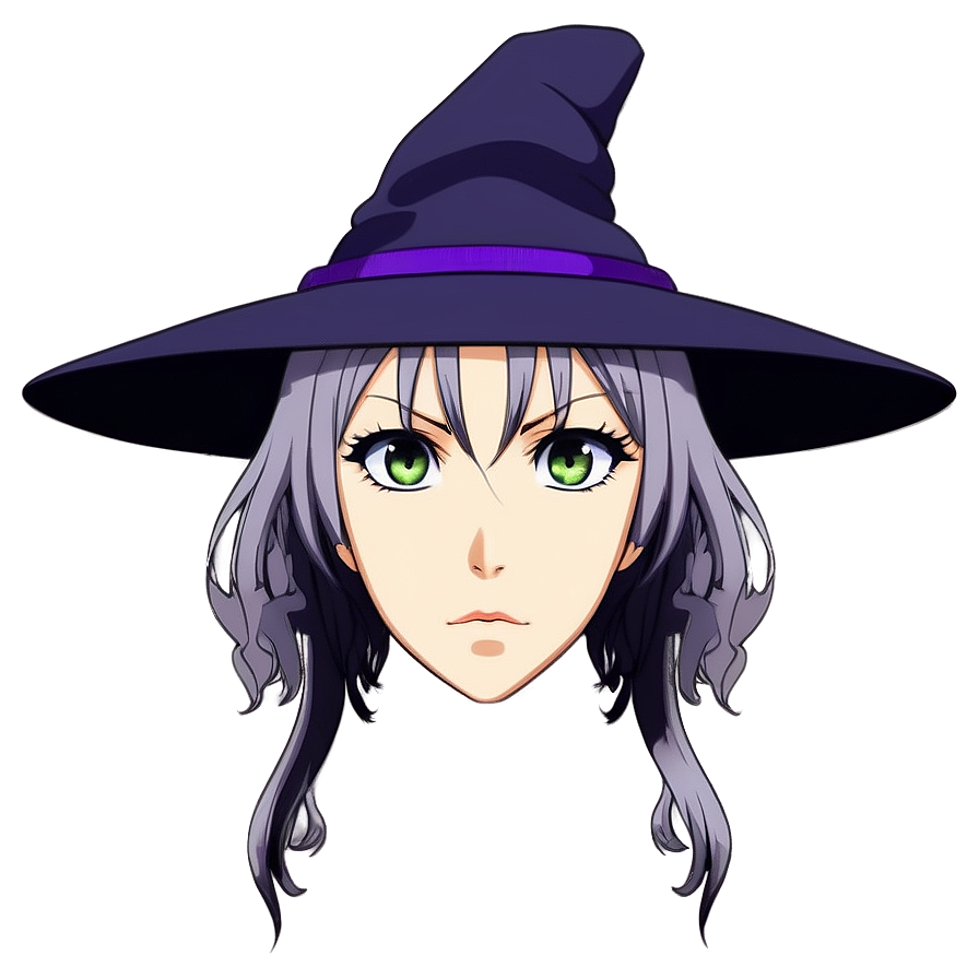 Anime Witch Face Png 06122024