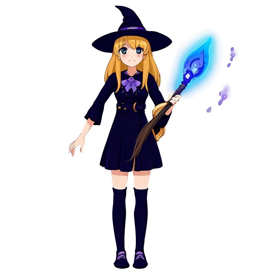 Anime Witch Girl Png 05062024