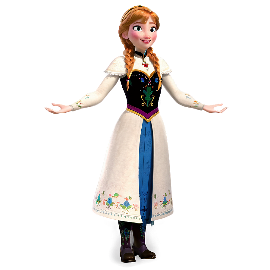 Anna Frozen Adventure Outfit Png Bdi40